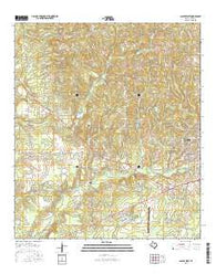 Jasper West Texas Current topographic map, 1:24000 scale, 7.5 X 7.5 Minute, Year 2016
