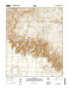 Jay Taylor Ranch Texas Current topographic map, 1:24000 scale, 7.5 X 7.5 Minute, Year 2016