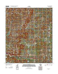Jayell Texas Historical topographic map, 1:24000 scale, 7.5 X 7.5 Minute, Year 2012