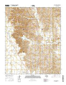 Jayton North Texas Current topographic map, 1:24000 scale, 7.5 X 7.5 Minute, Year 2016