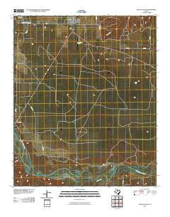 Jayton South Texas Historical topographic map, 1:24000 scale, 7.5 X 7.5 Minute, Year 2010