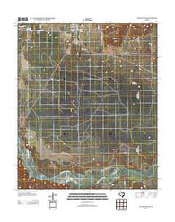 Jayton South Texas Historical topographic map, 1:24000 scale, 7.5 X 7.5 Minute, Year 2012