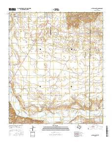 Jayton South Texas Current topographic map, 1:24000 scale, 7.5 X 7.5 Minute, Year 2016
