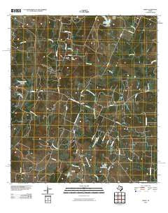 Jeddo Texas Historical topographic map, 1:24000 scale, 7.5 X 7.5 Minute, Year 2010
