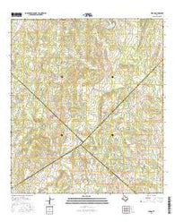 Jeddo Texas Current topographic map, 1:24000 scale, 7.5 X 7.5 Minute, Year 2016
