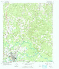 Jefferson Texas Historical topographic map, 1:24000 scale, 7.5 X 7.5 Minute, Year 1962