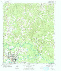Jefferson Texas Historical topographic map, 1:24000 scale, 7.5 X 7.5 Minute, Year 1962