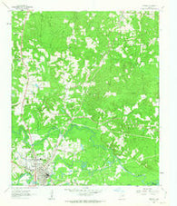 Jefferson Texas Historical topographic map, 1:24000 scale, 7.5 X 7.5 Minute, Year 1962