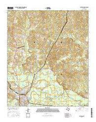 Jefferson Texas Current topographic map, 1:24000 scale, 7.5 X 7.5 Minute, Year 2016