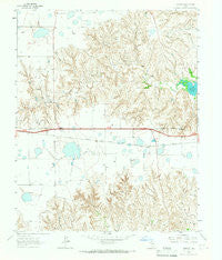 Jericho Texas Historical topographic map, 1:24000 scale, 7.5 X 7.5 Minute, Year 1964
