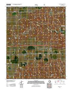 Jericho Texas Historical topographic map, 1:24000 scale, 7.5 X 7.5 Minute, Year 2010
