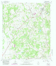 Jewett Texas Historical topographic map, 1:24000 scale, 7.5 X 7.5 Minute, Year 1965