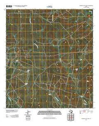 Johnnie Little Hill Texas Historical topographic map, 1:24000 scale, 7.5 X 7.5 Minute, Year 2010