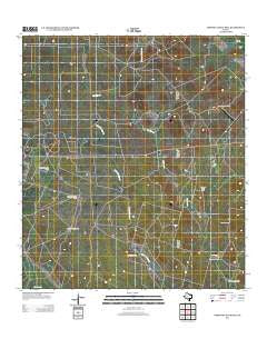 Johnnie Little Hill Texas Historical topographic map, 1:24000 scale, 7.5 X 7.5 Minute, Year 2013