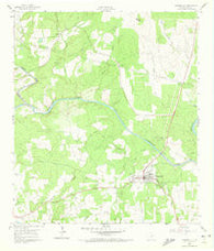 Johnson City Texas Historical topographic map, 1:24000 scale, 7.5 X 7.5 Minute, Year 1961