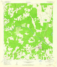 Johnson City Texas Historical topographic map, 1:24000 scale, 7.5 X 7.5 Minute, Year 1961