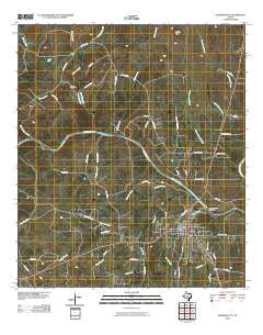 Johnson City Texas Historical topographic map, 1:24000 scale, 7.5 X 7.5 Minute, Year 2010