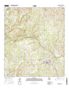 Johnson City Texas Current topographic map, 1:24000 scale, 7.5 X 7.5 Minute, Year 2016