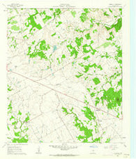 Johnsville Texas Historical topographic map, 1:24000 scale, 7.5 X 7.5 Minute, Year 1961