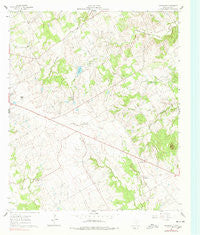 Johnsville Texas Historical topographic map, 1:24000 scale, 7.5 X 7.5 Minute, Year 1961