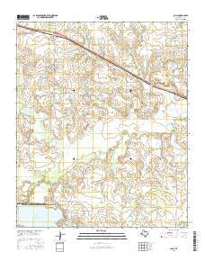 Jolly Texas Current topographic map, 1:24000 scale, 7.5 X 7.5 Minute, Year 2016