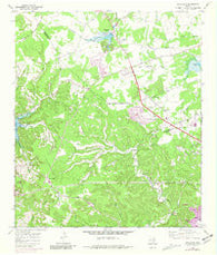 Jollyville Texas Historical topographic map, 1:24000 scale, 7.5 X 7.5 Minute, Year 1968