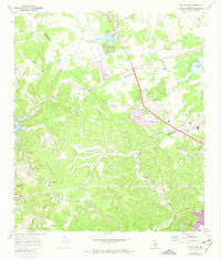 Jollyville Texas Historical topographic map, 1:24000 scale, 7.5 X 7.5 Minute, Year 1968
