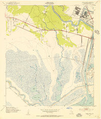 Jones Creek Texas Historical topographic map, 1:24000 scale, 7.5 X 7.5 Minute, Year 1943