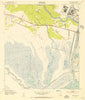 Jones Creek Texas Historical topographic map, 1:24000 scale, 7.5 X 7.5 Minute, Year 1943