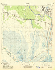 Jones Creek Texas Historical topographic map, 1:31680 scale, 7.5 X 7.5 Minute, Year 1943