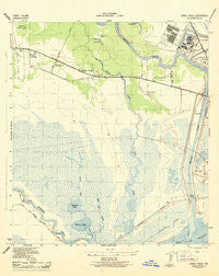 Jones Creek Texas Historical topographic map, 1:31680 scale, 7.5 X 7.5 Minute, Year 1943