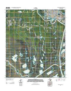 Jones Creek Texas Historical topographic map, 1:24000 scale, 7.5 X 7.5 Minute, Year 2013