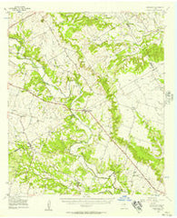 Jonesboro Texas Historical topographic map, 1:62500 scale, 15 X 15 Minute, Year 1956