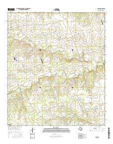 Joppa Texas Current topographic map, 1:24000 scale, 7.5 X 7.5 Minute, Year 2016