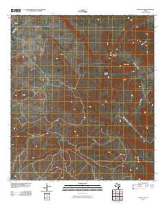 Jordan Gap Texas Historical topographic map, 1:24000 scale, 7.5 X 7.5 Minute, Year 2010