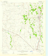 Joshua Texas Historical topographic map, 1:24000 scale, 7.5 X 7.5 Minute, Year 1961