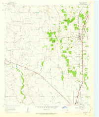 Joshua Texas Historical topographic map, 1:24000 scale, 7.5 X 7.5 Minute, Year 1961