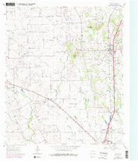 Joshua Texas Historical topographic map, 1:24000 scale, 7.5 X 7.5 Minute, Year 1961