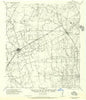 Jourdanton Texas Historical topographic map, 1:62500 scale, 15 X 15 Minute, Year 1956