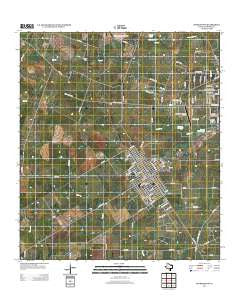 Jourdanton Texas Historical topographic map, 1:24000 scale, 7.5 X 7.5 Minute, Year 2013