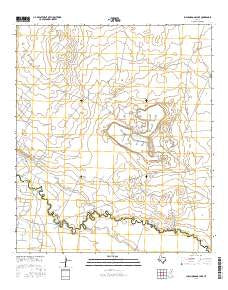 Juan Cordona Lake Texas Current topographic map, 1:24000 scale, 7.5 X 7.5 Minute, Year 2016
