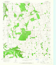 Jud Texas Historical topographic map, 1:24000 scale, 7.5 X 7.5 Minute, Year 1965