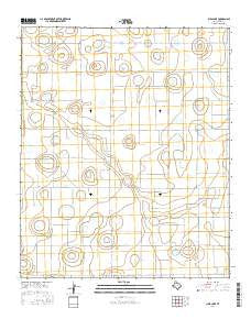 Julia Lake Texas Current topographic map, 1:24000 scale, 7.5 X 7.5 Minute, Year 2016