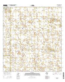 Julian Texas Current topographic map, 1:24000 scale, 7.5 X 7.5 Minute, Year 2016