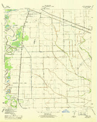 Juliff Texas Historical topographic map, 1:31680 scale, 7.5 X 7.5 Minute, Year 1943