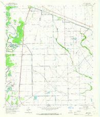 Juliff Texas Historical topographic map, 1:24000 scale, 7.5 X 7.5 Minute, Year 1963