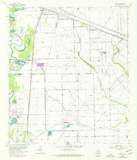 Juliff Texas Historical topographic map, 1:24000 scale, 7.5 X 7.5 Minute, Year 1963