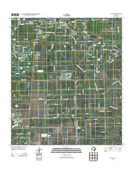 Juliff Texas Historical topographic map, 1:24000 scale, 7.5 X 7.5 Minute, Year 2013