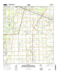 Juliff Texas Current topographic map, 1:24000 scale, 7.5 X 7.5 Minute, Year 2016