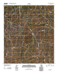 Julio Draw Texas Historical topographic map, 1:24000 scale, 7.5 X 7.5 Minute, Year 2010